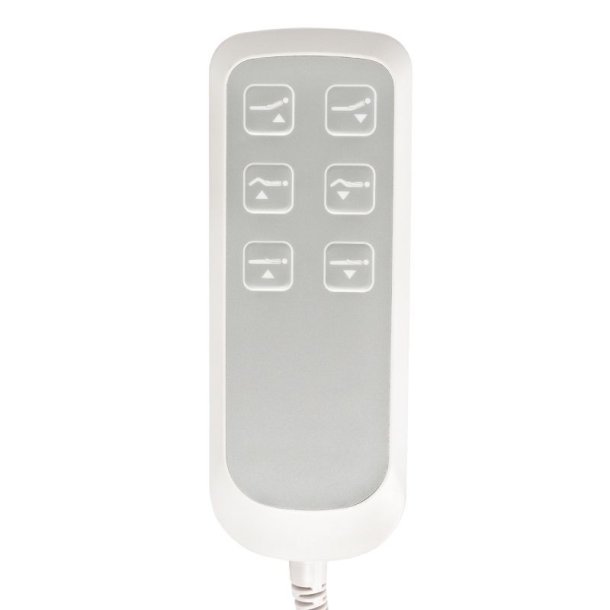 Elektrisk kosmetikstol lux 273b + skammel 304 hvid