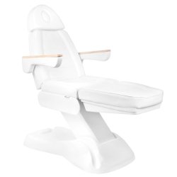 Elektrisk kosmetikstol lux 273b + skammel 304 hvid