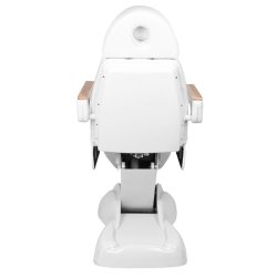 Elektrisk kosmetikstol lux 273b + skammel 304 hvid