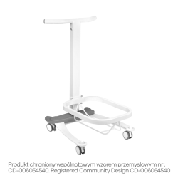 Komfort pedicure bakke p hjul med lift funktion