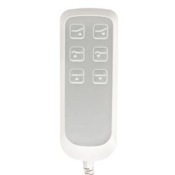 Elektrisk kosmetikstol Eclipse 4 strke motorer hvid