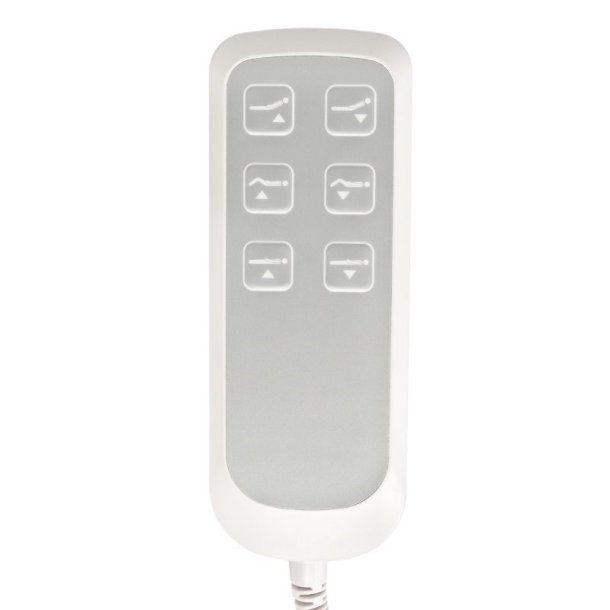 Elektrisk kosmetikstol Eclipse 4 strke motorer hvid