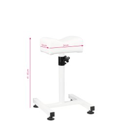 Pedicure fodsttte 117 hvid