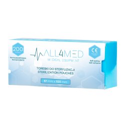 All4med Autoklaverbare poser 57mm x 100mm 200stk
