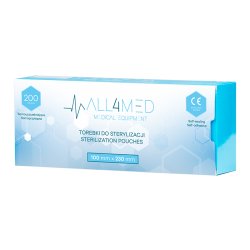All4med autoklaverbare poser 100mm x 230mm 200stk