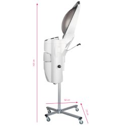 Gabbiano hvid stende frisr sauna med aktiv ozon