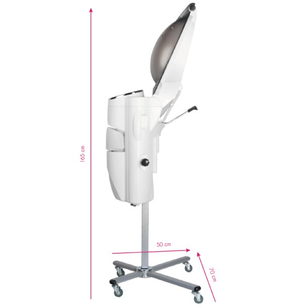 Gabbiano hvid stende frisr sauna med aktiv ozon