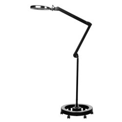 Elegante 6025 60 LED SMD 5D Sort lup lampe med stativ