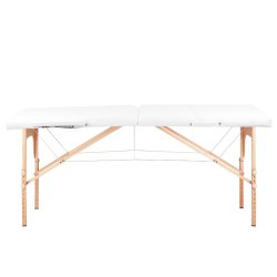 2-delt foldemassagebriks, trkomfort, hvid