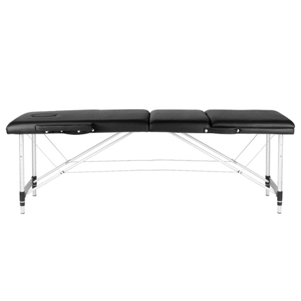 3-delt sort komfort massagebriks lavet af aluminium