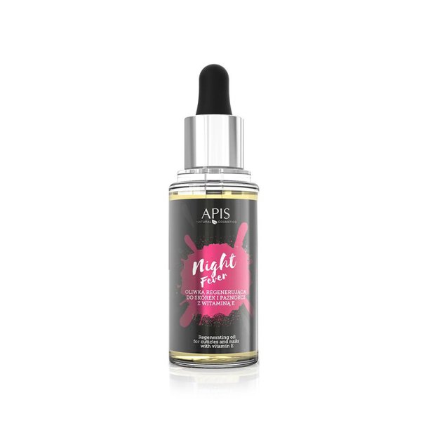 Apis night fever regenererende olie til neglebnd og negle med vitamin E, 30 ml