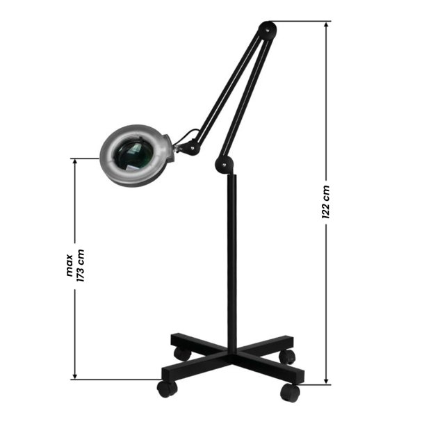 S4 lup lampe + sort stativ