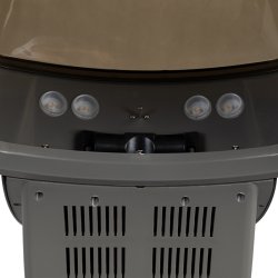 Slv stende frisr sauna med aktiv ozon