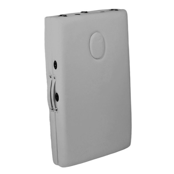 Sammenklappelig massagebriks, aluminium, 2-delt, gr, komfort