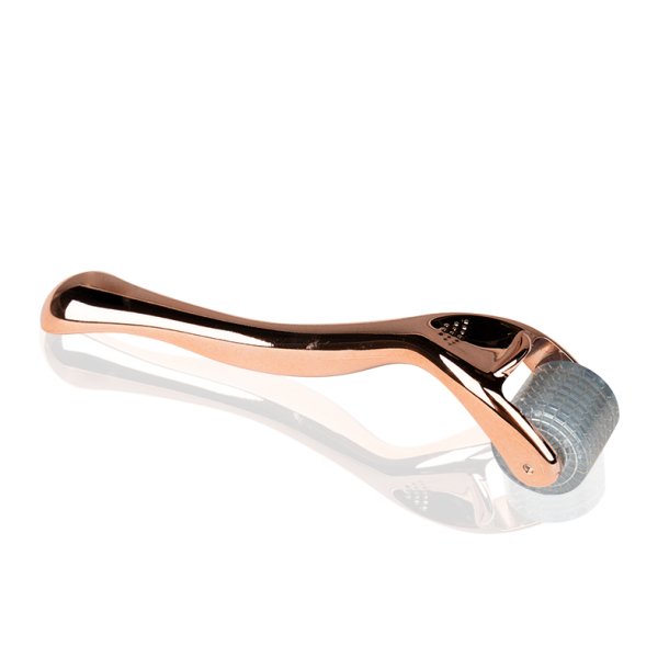 Derma roller til mesoterapi rosa guld 0,25 mm 192 titanium nle