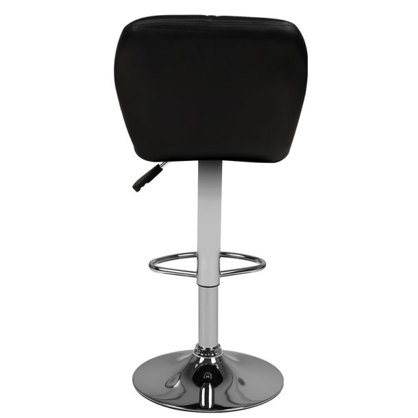 Bar stool m01 quilted adjustable black
