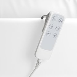 Elektrisk kosmetikstol SILLON Lux 273b 3 motorer hvid