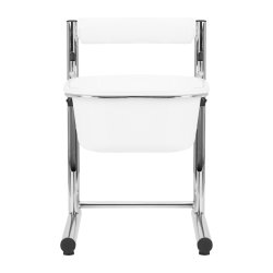 Pedicurebakke med justerbar hjde, krom