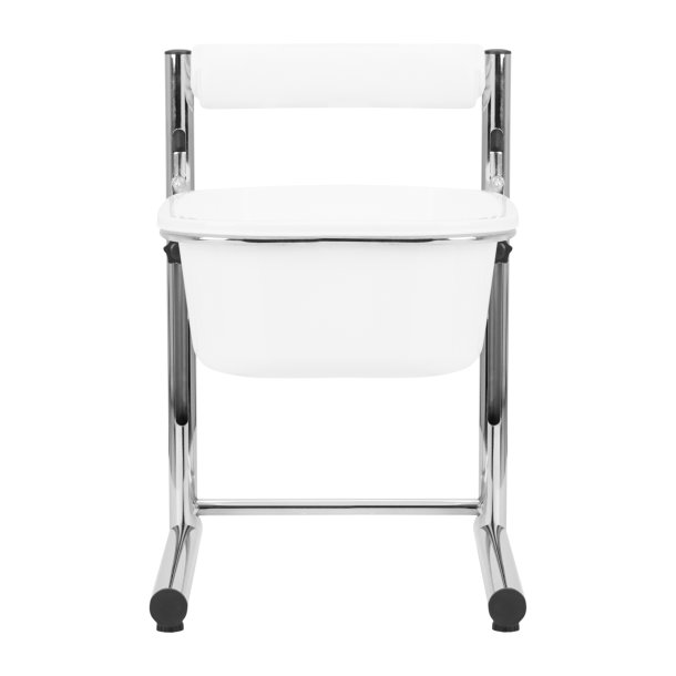 Pedicurebakke med justerbar hjde, krom