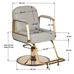 GABBIANO Frisrstol Acri beige/guld