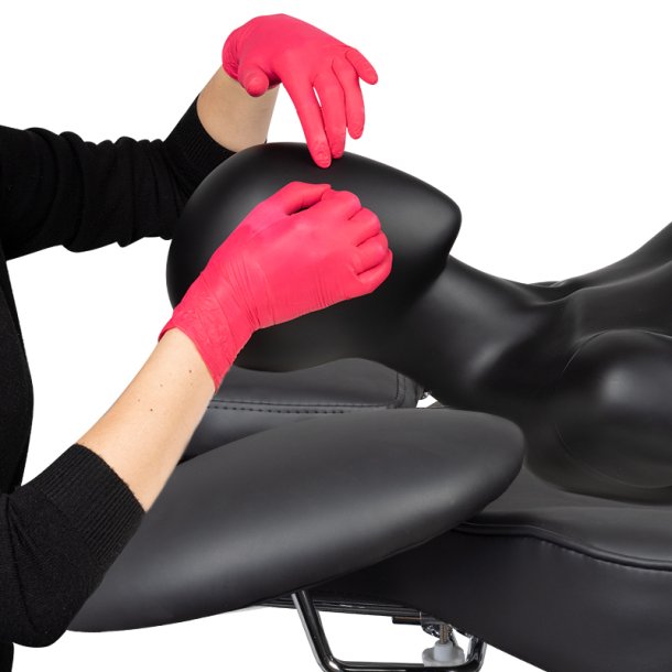 Behandlingsstol til jenvipper ivet sort