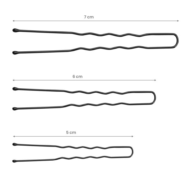 Frisrboller til hr e-65 300 stk 7 cm sort