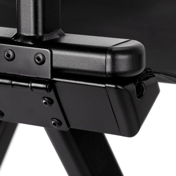 Sort aluminium make-up stol