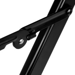 Sort aluminium make-up stol