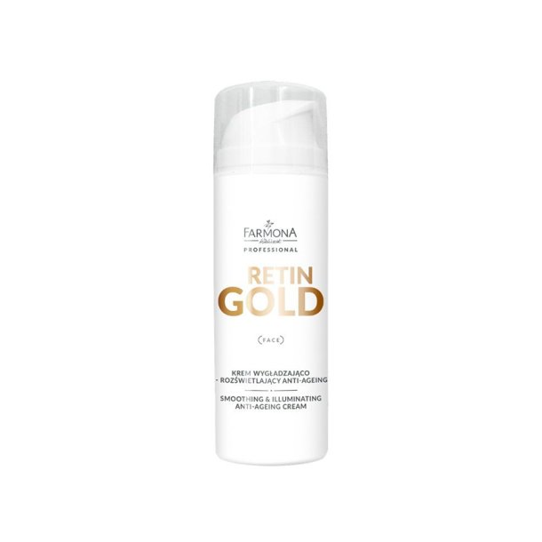 Farmona retin guld udglattende og lysnende anti-aging creme 150ml