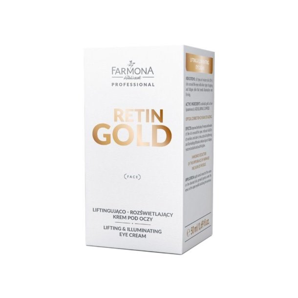 Farmona retin guld lftende og oplysende jencreme 50ml