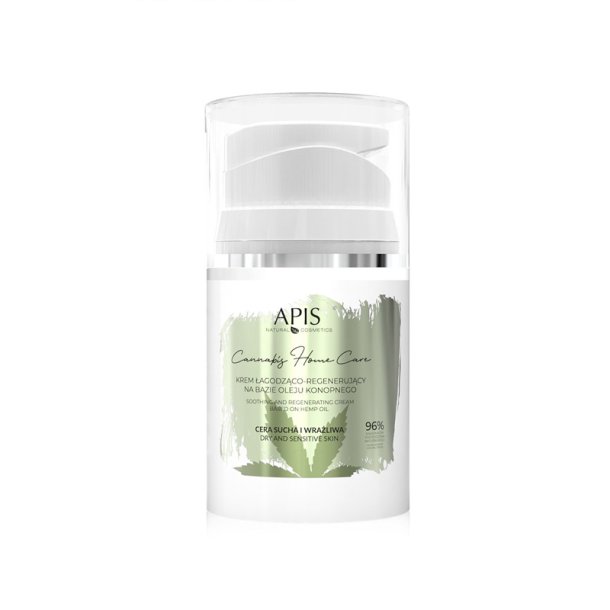 Apis beroligende og regenererende creme baseret p hampolie 50 ml