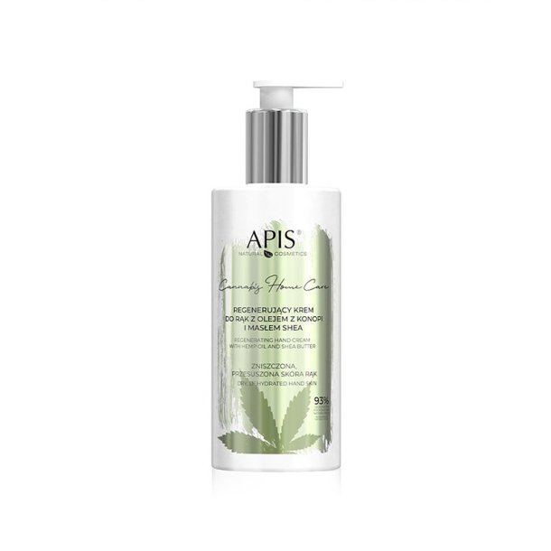 Apis regenererende hndcreme med hampolie og sheasmr 300 ml