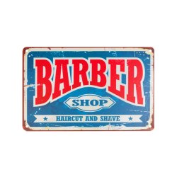 Dekorativ plakette barber b006