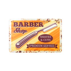 Dekorativ plakette barber b012
