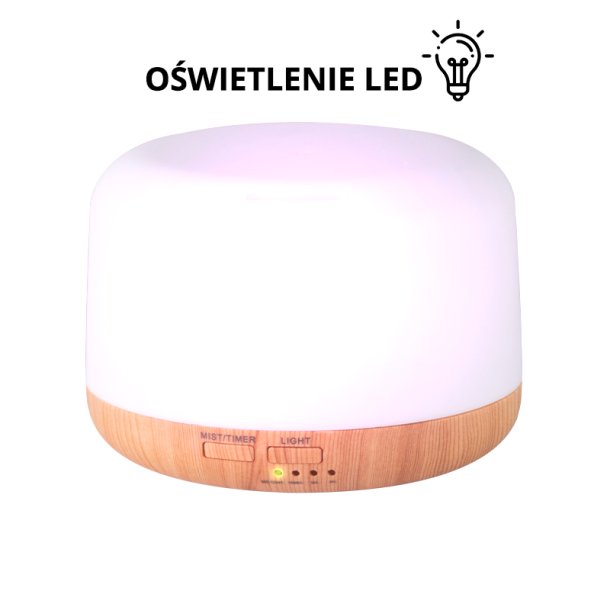 Aroma diffuser spa luftfugter 01 lys tr 300ml + timer