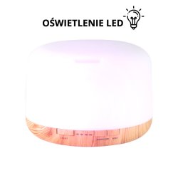 Aroma diffuser spa luftfugter 03 lyst tr 500ml + timer