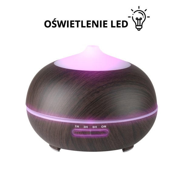 Aroma diffuser luftfugter spa 06 mrkt tr 400ml + timer