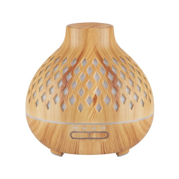 Aroma diffuser spa luftfugter 10 lys tr 400ml + timer