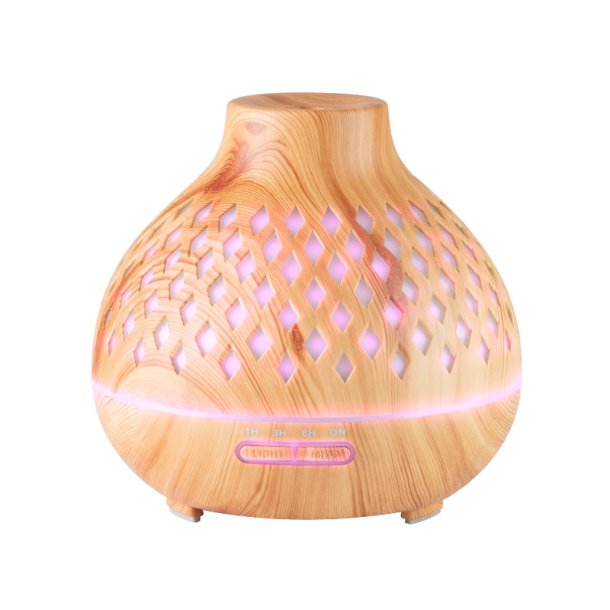 Aroma diffuser spa luftfugter 10 lys tr 400ml + timer