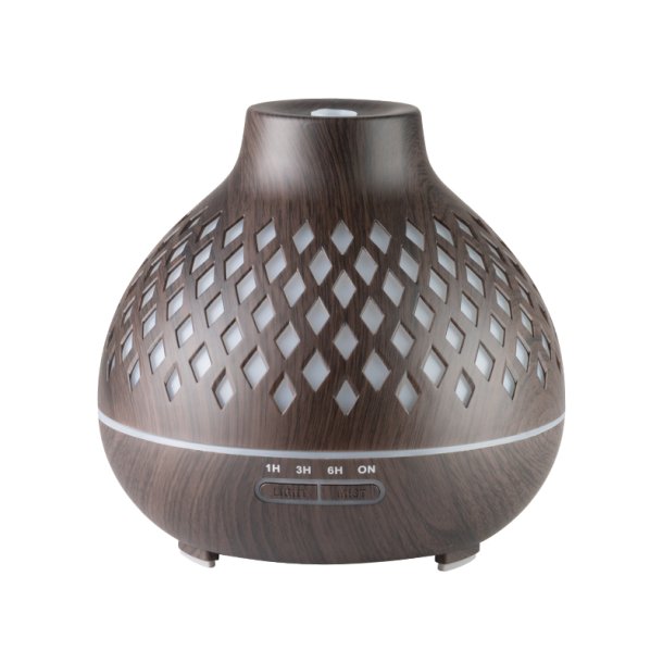 Aroma diffuser luftfugter spa 10 mrkt tr 400ml + timer