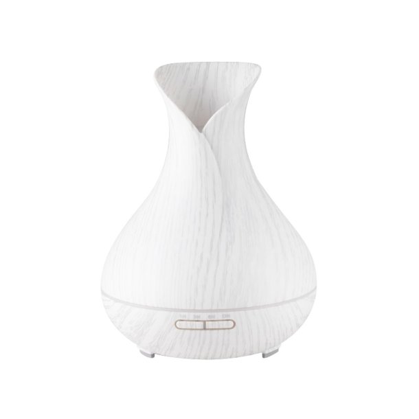 Aroma diffuser luftfugter spa 15 hvidt tr 400ml + timer