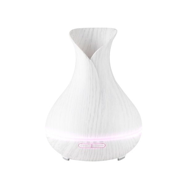 Aroma diffuser luftfugter spa 15 hvidt tr 400ml + timer