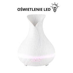 Aroma diffuser luftfugter spa 15 hvidt tr 400ml + timer