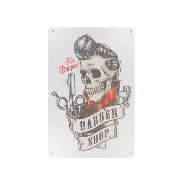 Dekorativ plaque barber B023