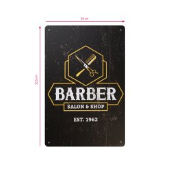 Dekorativ plakette barber b035