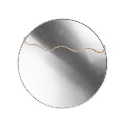 Dekorativ rund lplade