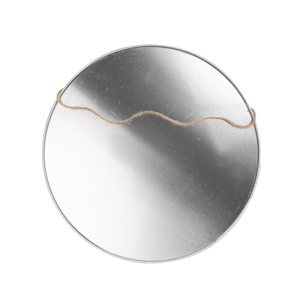 Dekorativ rund lplade