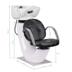 GABBIANO frisr vaskestol Asti sort