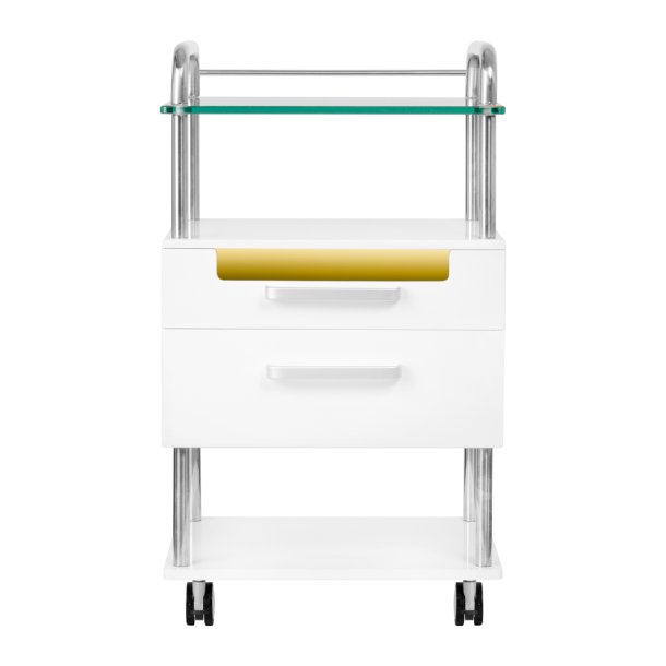 FODTERAPEUT BORD P HJUL 6052T HVID