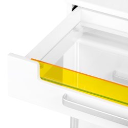 FODTERAPEUT BORD P HJUL 6052T HVID